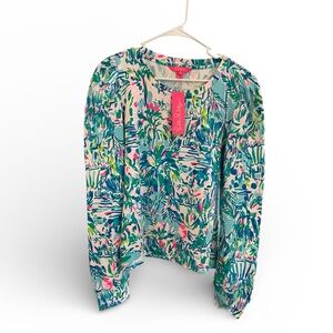 Lilly Pulitzer sweatshirt size large NWT